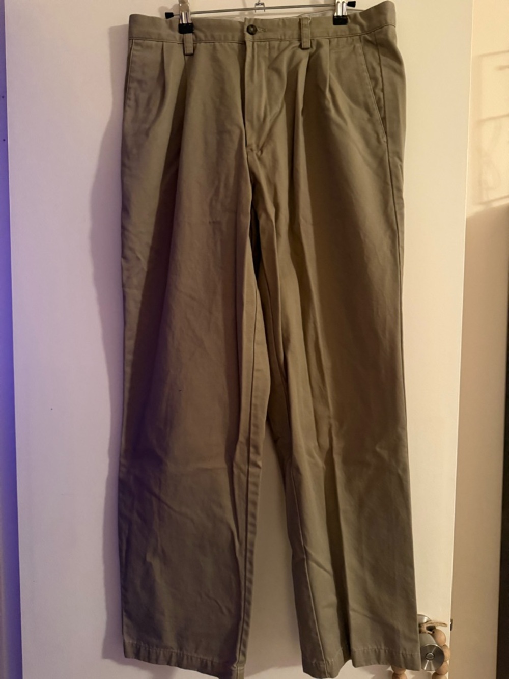 Dockers Men's Pleated Khaki Dress Pants - Olive Tan